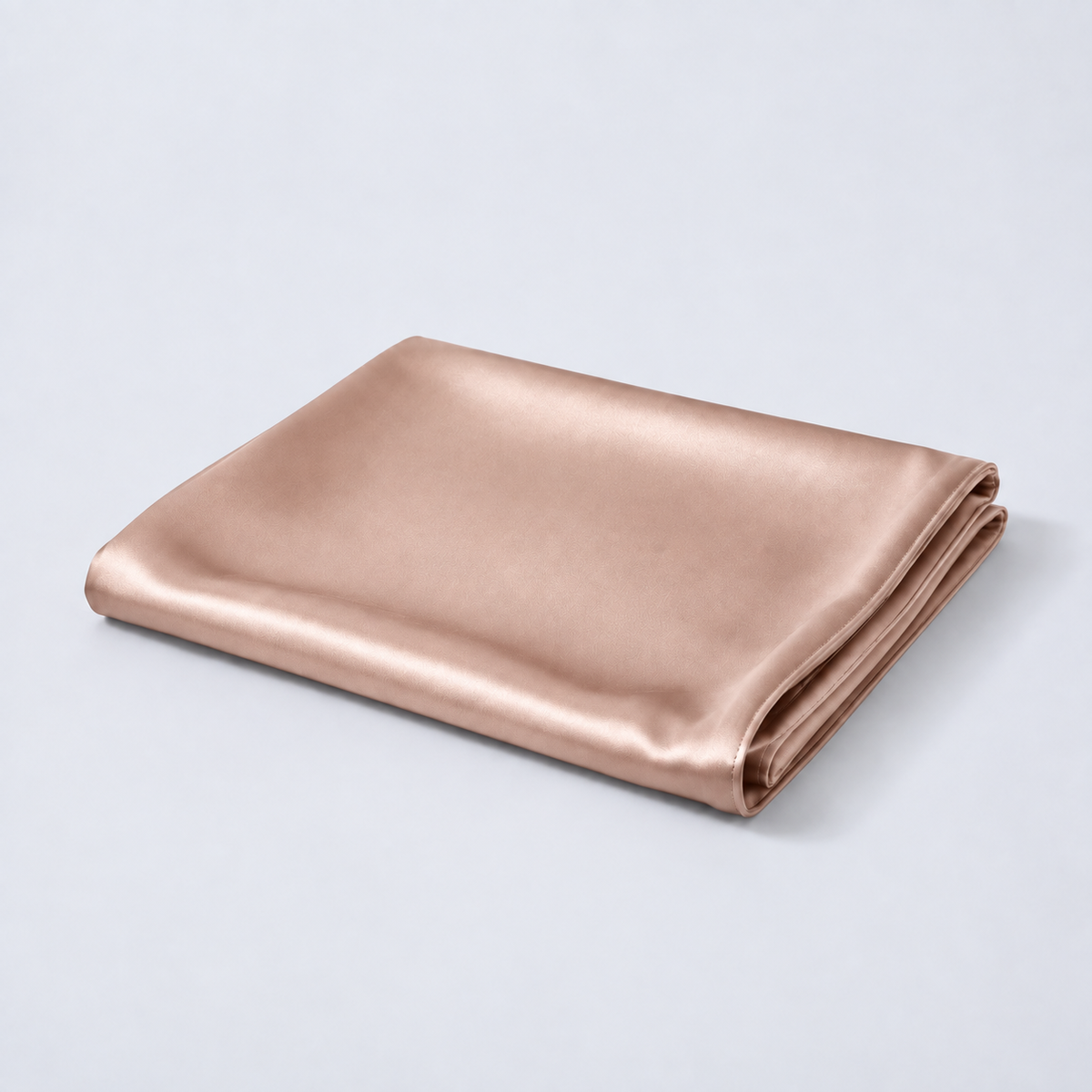 Seide Kissenbezug – Roségold